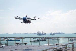 Airbus Skyways drone ship to shore