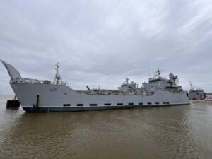 U.S. Army Vessel (USAV) General Frank S. Besson (LSV-1) from the 7th Transportation Brigade (Expeditionary), 3rd Expeditionary Sustainment Command, XVIII Airborne Corps, departed Joint Base Langley-Eustis en route to the Eastern Mediterranean on March 9, 2024.