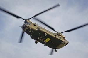 RAF FLYING HIGH IN NEW CHINOOK HELICOPTER
