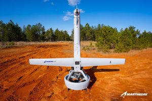 V-Bat UAS in a stationary position. (Photo: Martin UAV)