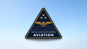 Logo of the Navy's Program Acquisition Executive Aviation, PEO(A).